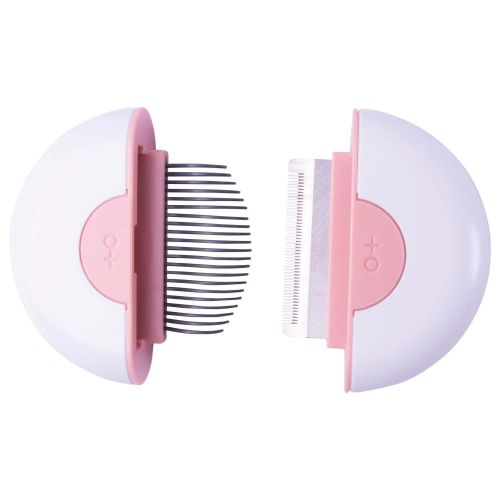 Pet Life 'LYNX' 2-in-1 Travel Connecting Grooming Pet Comb and Deshedder